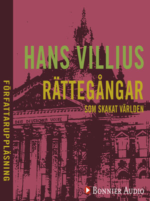 cover image of Rättegångar som skakat världen